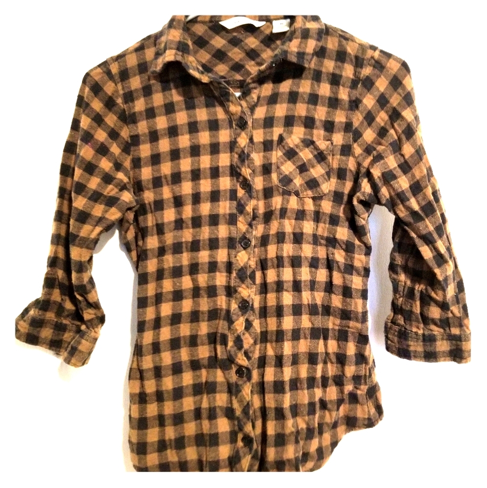 Plaid flannel shirt